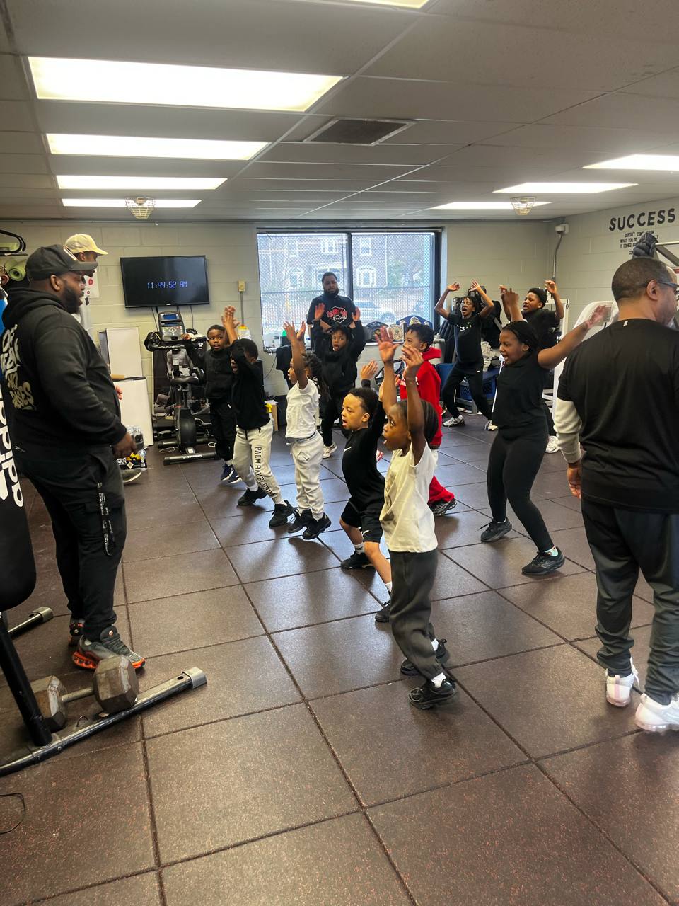 Youth boxing training at 10 for 10 Boxing